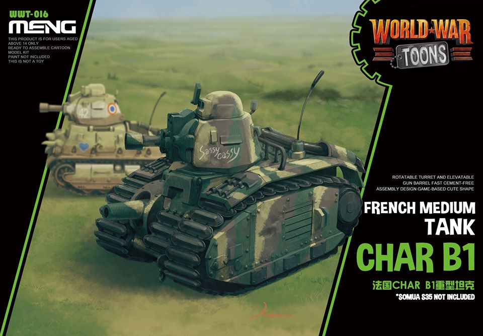 French Heavy Tank Char B1 (Cartoon model)