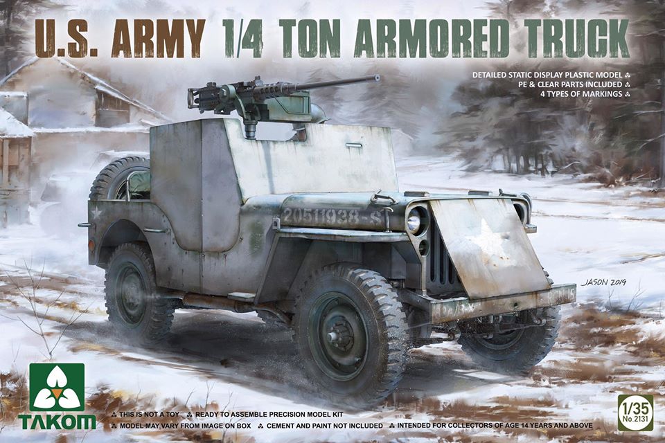 US Army 1/4 ton armored  truck (Jeep)