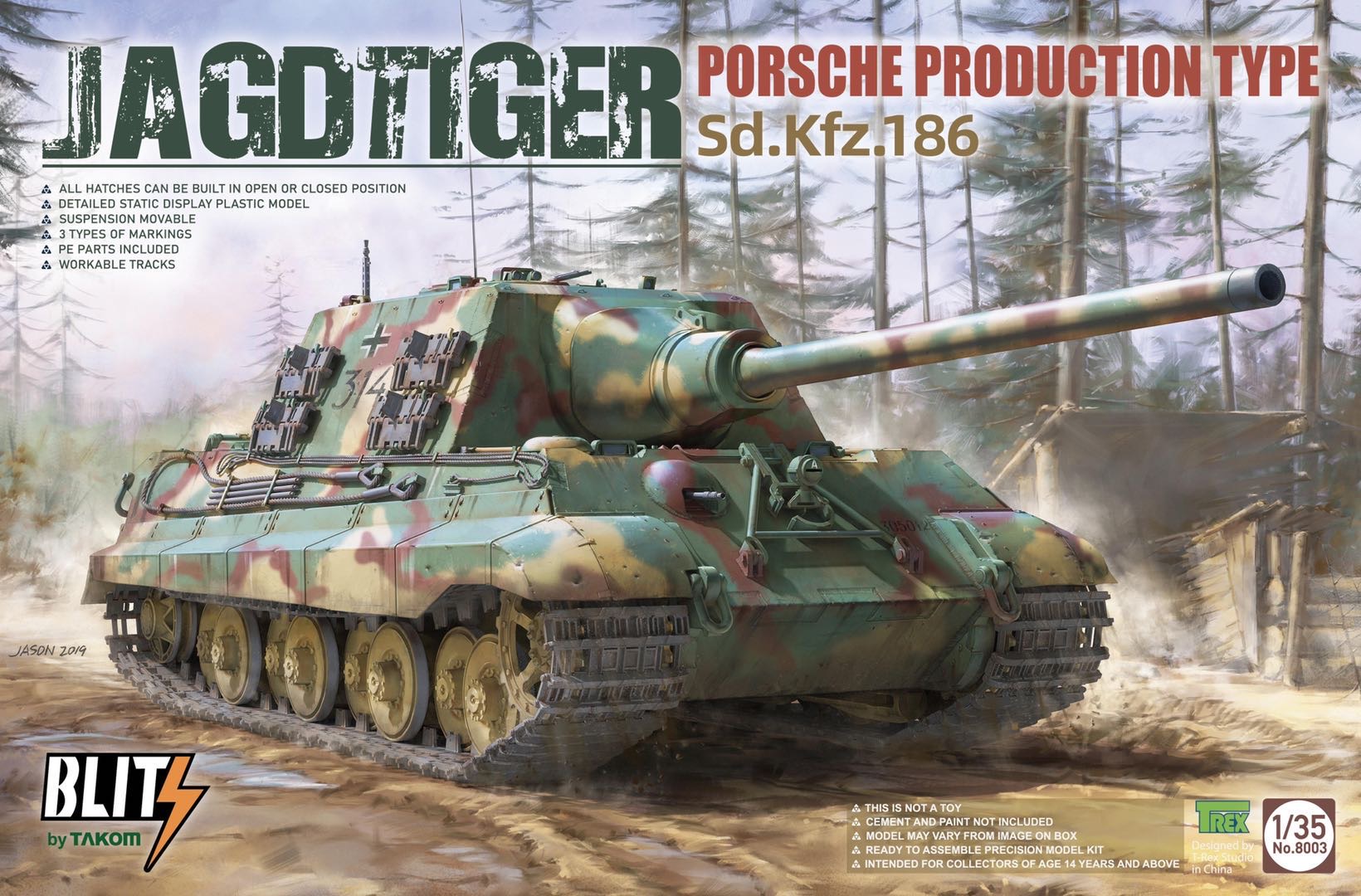 Sd.Kfz.186 Jagdtiger Porsche Produktion