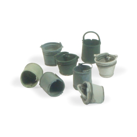 Metal Buckets 1:72