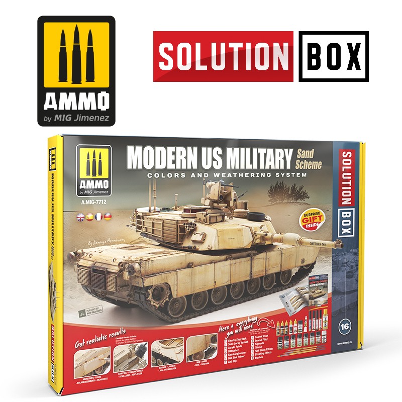 Modern US Military Sand Scheme - SOLUTION BOX