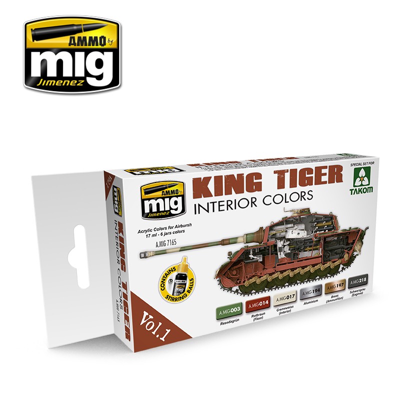 KING TIGER INTERIOR COLOR (SPECIAL TAKOM EDITION) VOL.1