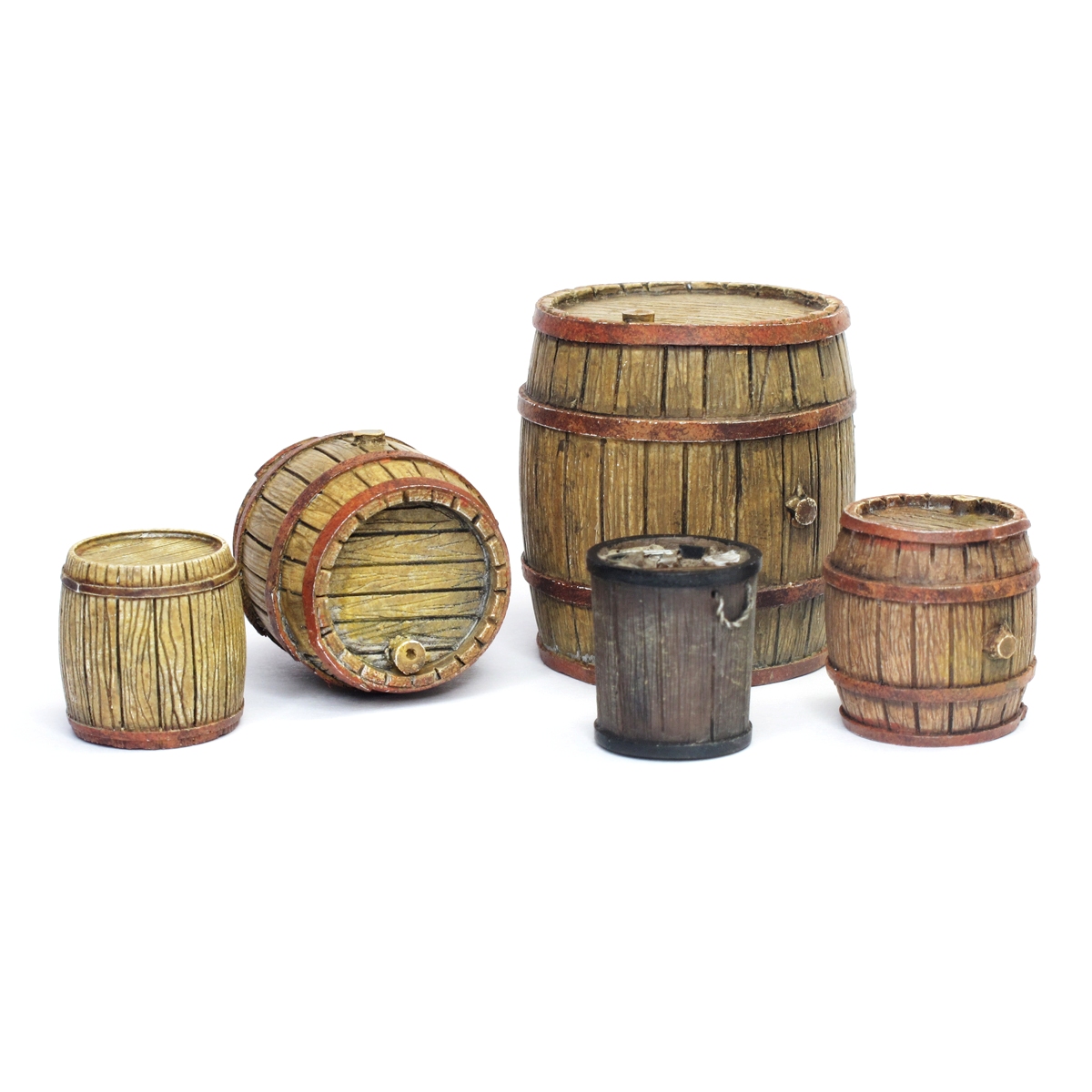 Wooden Barrels (5 pcs.)