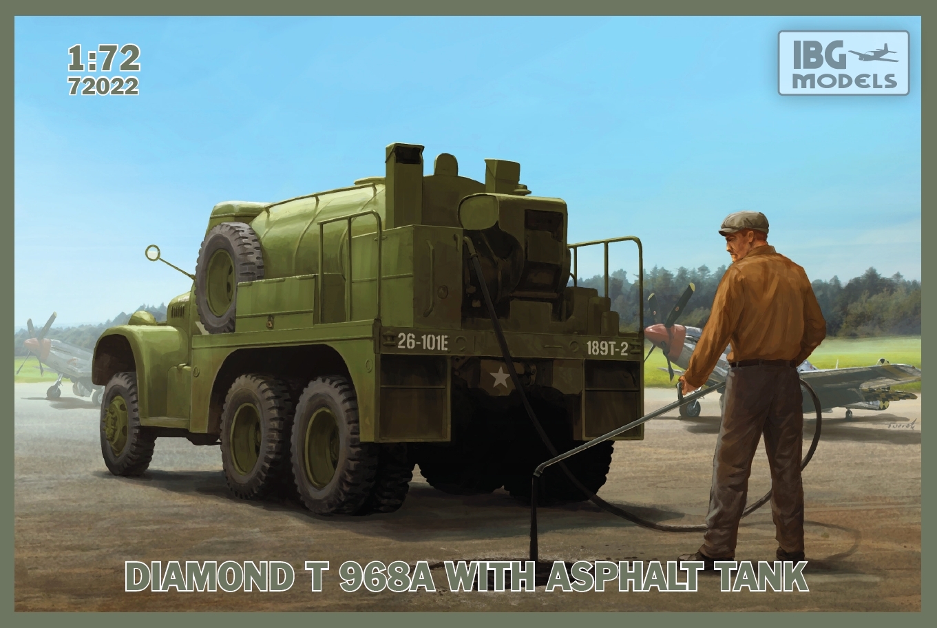 Diamond T 968A with Asphalt Tank