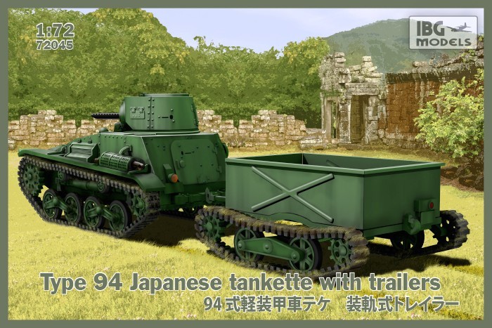 TYPE 94 Japanese Tankette, with trailers