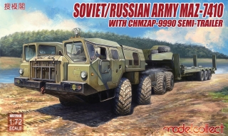 Soviet/Russian Army MAZ-7410 with ChMZAP-9990 semi-trailer
