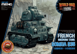 French Medium Tank Somua S-35 (Cartoon model)