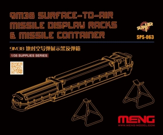 9M38 Surface-to-air Missile Display Racks & Missile Container (Resin)