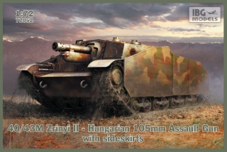 40/43M Zrinyi II - Hungarian 105mm Assault Gun w/sideskirts