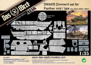 Zimmerit Set for Panther mid/late (DB pattern)