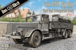 FAUN L900 Hardtop - 90t tank transporter truck (2 in 1)