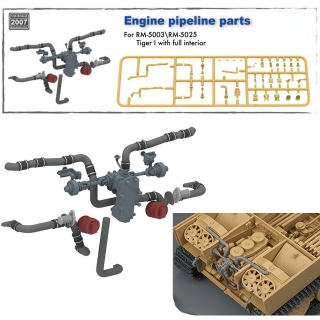 Engine pipeline parts for Tiger I (RFM-5003 / RFM-5010 / RFM-5025)