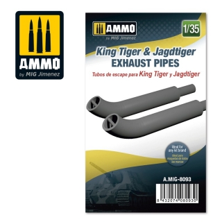 King Tiger & Jagdtiger Exhaust Pipes (1:35)