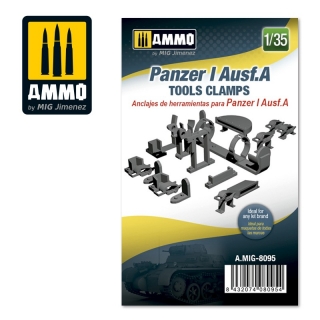 Panzer I Ausf.A Tools Clamps (1:35)
