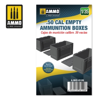 .50 cal Empty Ammunition Boxes (1:35)