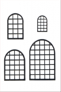 Window Set 38x26mm (4ks)