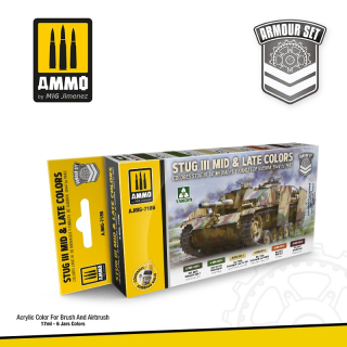 STUG III MID & LATE COLORS (1944 - 1945) SET