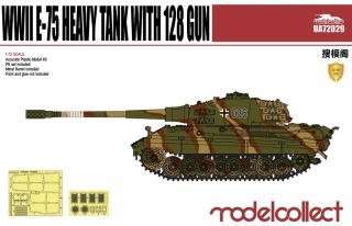 Germany WWII E-75 Heavy Tank with 128 gun