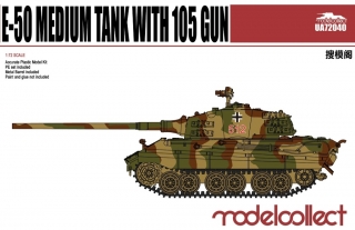 Germany WWII E-50 Medium Tank with 105mm gun