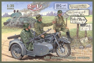 BMW R12 with sidecar - military versions