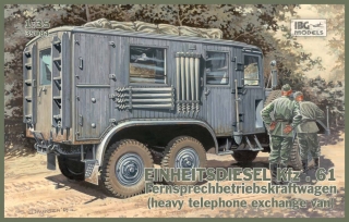 Einheitsdiesel Kfz.61 Fernsprechbetriebskraftwagen (Heavy tel. exchange van)