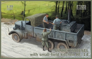 Einheitsdiesel with small field kitchen Hf. 14