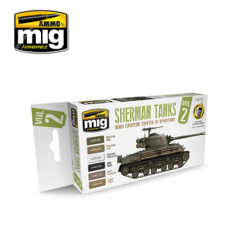 Set Sherman Tanks Vol. 2 (WWII European Theater of Operations)