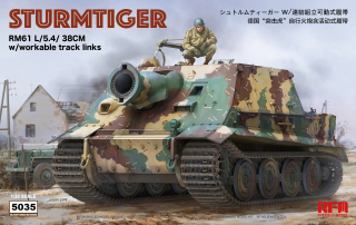 Sturmtiger RM61 L/5.4 / 38cm w/ Workable Tracks Links
